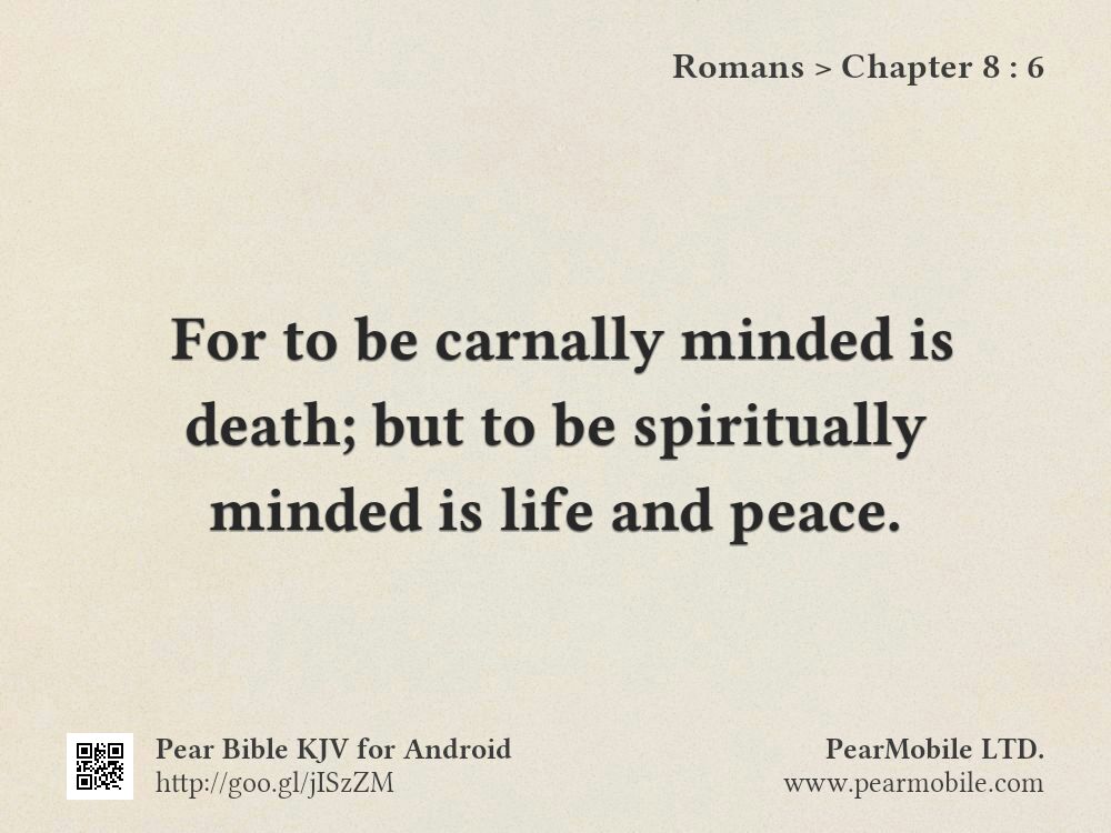 Romans, Chapter 8:6